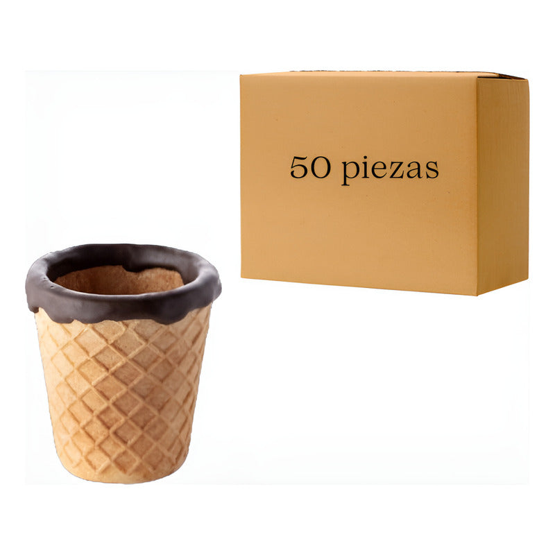 Vaso Comestible De Galleta 50 Pz - Envío Gratis